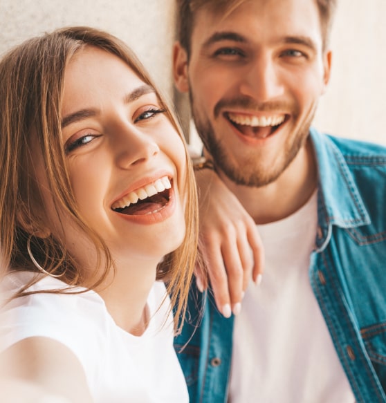 Smiling, Happy Couple